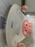 世纪宝贝（babyhood）儿童马桶圈男女宝宝坐便器马桶辅助便圈PVC软坐垫 小兔子 甜橙粉 实拍图