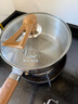 三四钢雪平锅内层316L不锈钢22cm日式奶锅带蒸笼食品级无涂层煮面 38123 实拍图