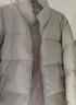 网易严选25新品90鸭绒超蓬羽绒服休闲面包服石墨烯保暖轻量抗菌防泼水 25秋冬立领-卡其米 M 实拍图