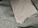 京东京造100%纯棉四件套 床上用品抑菌全棉床单被套200*230cm1.5/1.8米床 咖色 实拍图