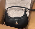 CHARLES&KEITH三角扣新月包腋下包单肩包包女包女友生日圣诞礼物CK2-50271205 Noir黑色 S 实拍图