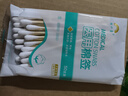 医用棉签无菌消毒棉棒一次性清洁掏耳朵单头棉花木棒 医用棉签10cm 50支/包【1包】 实拍图