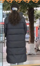 森马（Semir）陈都灵同款羽绒服女90绒长款三防冬宽松连帽外套简约109724113001 实拍图
