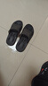 京东京造【浴室拖】拖鞋男士软弹速干漏水拖鞋eva浴室凉拖熠光黑42-43 实拍图