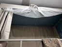 南极人大学生宿舍强遮光床帘蚊帐上下铺0.9乘1.9米一体式支架纹蚊帐全套 南极人米色【强遮光 保护隐私】 90cm*190cm *高90cm下铺用 实拍图