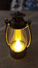 【露营灯】创意复古手提小夜灯网红迷你氛围小马灯桌面摆拍油灯 复古手提小夜灯【金色1个】 实拍图