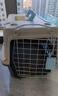 萌嘟星宠 宠物航空箱猫咪空运包猫笼猫包狗狗托运便携车载猫箱子 灰色大号【48*32*30cm】 航空箱 实拍图