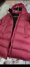 保姆鹅  【风墙】儿童羽绒服宝宝中长款护脸加厚外套保暖童装[NG2664] 石榴粉 140 实拍图