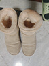 意尔康女靴雪地靴女士棉鞋厚底冬季加绒保暖东北抗寒短靴妈妈靴子 米白2 加绒 39 实拍图