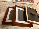 金隆兴7寸圆角实木相框摆台胡桃色挂墙画框结婚宝宝照片墙 元旦送礼物 实拍图