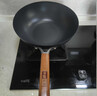 中康铁锅炒锅不粘锅经典款深氮极铁锅圆底精铁无涂层防锈明火燃气32cm 实拍图