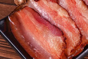 杨大爷柴火烟熏腊味四川风味特产咸肉五花川味腊肉1斤装500g 需烹饪食用 实拍图