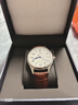 上海手表男自动机械表 国产经典情侣对表防水日历表送爱人礼物629 白盘棕带【休闲商务】 实拍图