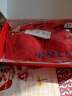 浪莎本命年内衣女文胸内裤套装马年大红礼盒骐骥红结婚无钢圈无痕胸罩 实拍图