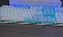 达尔优（dareu）EK815机械合金版键盘 有线键盘 电竞游戏键盘 多键无冲108键单光 女生  白色蓝色 红轴 实拍图
