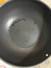 三禾微纳无涂层不粘炒锅不锈钢炒菜锅无油烟含钛锅具32cm雾月白配钢铲 实拍图