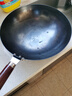 苏泊尔（SUPOR）圆底炒锅铁锅无涂层炒菜锅燃气灶凹面电磁炉通用 家用熟铁锅精铁 圆底纯铁 30cm 实拍图