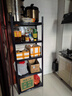 UOEN厨房置物架家用多功能仓储多层落地储物收纳杂物快递橱柜铁货架子 实拍图