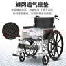 怡辉（YIHUI）轮椅轻便折叠老人专用出行小型年轻人骨折便携式手动医用可自推 实拍图