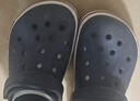 卡骆驰（CROCS）洞洞鞋贝雅卡骆班轻便耐磨一脚蹬休闲鞋|205089 深蓝/辣椒红-4CC 40 (250mm) 实拍图