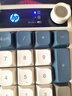 惠普（HP）K500F机械手感键盘 无线蓝牙三模静音 多功能旋钮办公游戏台式电脑笔记本通用键盘 三拼奶黄色 实拍图