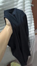 京东京造【10A抗菌T】长袖t恤男卫衣打底衫衣服白小T男装 黑色 M 实拍图