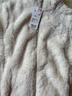 优衣库童装男童女童长绒摇粒绒拉链茄克长袖外套478168 478168/01乳白色 150 实拍图