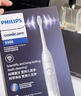 飞利浦（PHILIPS）【肖战推荐】声波电动牙刷钻石3系 新年礼物 情侣送男生/女友 微泡水流HX5181/01皓月白 实拍图