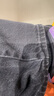 优衣库女装男装宽松廓形牛仔裤/弯刀镰刀裤子479000 482280 479000/08深灰色 24 /155/62A 实拍图