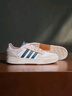 adidas ENTRAP美式校园风运动少年感复古篮球风板鞋男女阿迪达斯 白色/蓝色   43 实拍图