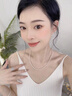 QMXD2mm细施家3mm小米珠珍珠项链女锁骨链颈链人造珍珠生日礼物情人节 4MM项链（百分之90人选择） 实拍图
