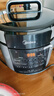 美的（Midea）电压力锅电高压锅高压电饭锅微压电饭煲6升0涂层304不锈钢不粘家用加深双内胆3-12人煲汤炖肉煮饭 【少盐提鲜】0涂层不锈钢 6L 实拍图