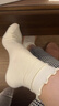 猫人5双花边堆堆袜子女士中筒袜秋冬季25年新品纯色棉袜月子长筒袜 实拍图