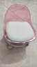 亚克力小凳子静音带万向轮儿童学步凳网红小椅子滑轮矮凳浴室凳 颜色随机【活动款】 实拍图