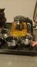 【京东物流】茶壶套装整套茶具大容量玻璃茶杯带滤网耐高温泡茶具 1000ML一壶+四杯套装【无茶盘】 实拍图