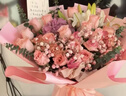艾斯维娜鲜花速递向日葵混搭花束生日礼物全国同城配送 绣球粉玫瑰大花束 实拍图