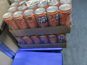 可口可乐（Coca-Cola）芬达Fanta 橙味汽水摩登罐碳酸饮料330ml*24罐 包装随机发 实拍图