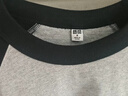 优衣库男装女装宽松插肩袖T恤/休闲长袖上衣484016 09 黑色 L /175/100A 实拍图