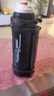富光保温壶户外超大容量旅行壶车载水壶不锈钢便携开水壶保暖壶闷茶瓶 黑色2.2L【背带+杯盖可喝水】 实拍图
