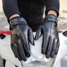 啄木鸟皮手套男冬季骑行加绒触屏开车户外摩托车防风保暖外卖棉滑雪手套 三线款 加绒防风防泼水 实拍图