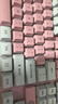 银雕(YINDIAO) K500键盘彩包升级版 机械手感 游戏背光电竞办公USB外接键盘 粉白双拼白光有线键盘 实拍图