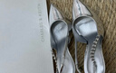 CHARLES&KEITH质感链条尖头高跟凉鞋子女鞋生日礼物新年礼物CK1-60280377 Silver银色 36 (230) 实拍图