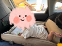 梦选车载婴儿睡床儿童高铁睡觉神器汽车后座充气床垫后排带娃便携旅行 【多重防护豪华款】赠送全套配件 宝宝车上折叠充气垫子火车飞机用 实拍图
