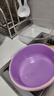 达福芮三件套塑料盆加厚泡脚桶洗脸盆学生宿舍婴儿洗衣盆洗脚盆宝宝盆子 实拍图