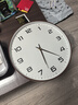 京东京造 木语系列挂钟 钟表挂墙时钟客厅2025年新款电子钟35cm摩卡棕 实拍图