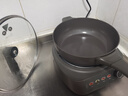 美的（Midea）钛陶电炒锅 电蒸锅 分体式电煮锅不沾多功能一体炒菜专用锅电火锅煎锅 4.3L煎饼锅HCG2818S配蒸笼 实拍图