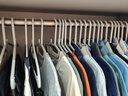 左转角衣架无痕晾衣架子塑料衣挂衣服衣撑防滑晒衣服20个装干湿两用40cm加长加粗加厚防滑无痕室内晾衣架 实拍图