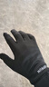 迪卡侬（DECATHLON）手套秋男女跑步健身骑行保暖触屏运动全指五指RUNC 薄绒款黑色 S 实拍图