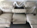 芝华仕（CHEERS）头等舱绅士智能电动0靠墙直排沙发头层牛皮简约芝华士50611B橙意 【翻到几+进扫地机】棉白色-小三座双电-2.17M 优先发货（详询客服） 实拍图