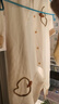 翘脚鸭 婴儿衣服新生儿连体衣春秋季纯棉爬爬服满月宝宝百天睡衣秋冬季 黄小熊2件（系带）【四季款】 73cm 【建议6-9个月体重15-18斤】 实拍图